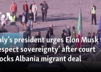 Italy’s president urges Elon Musk to ‘respect sovereignty’ after court blocks Albania migrant deal