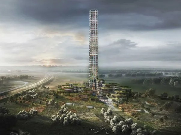 It was due to act as a mega hub in Denmark encompassing a hotel, office block and shopping centre all into one building