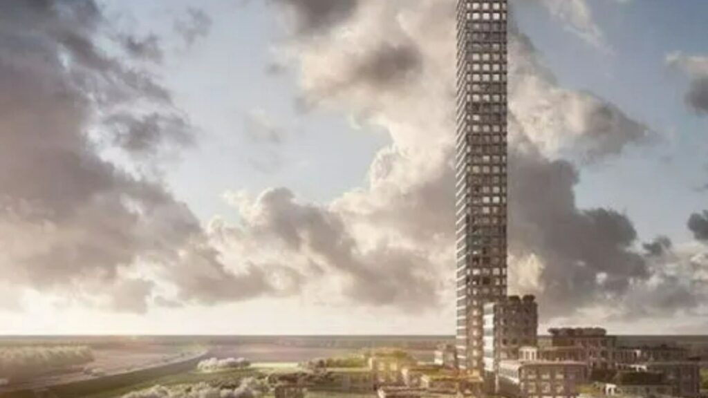 Bizarre plan for Europe’s tallest skyscraper built in VILLAGE in middle of nowhere that can be seen from 40 miles away