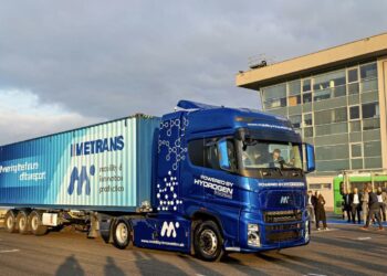 Slovakia debuts its first hydrogen truck at motor racing facility
