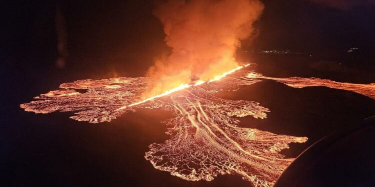 Iceland's Reykjanes Volcano Erupts For 7Th Time Since Dec 2023