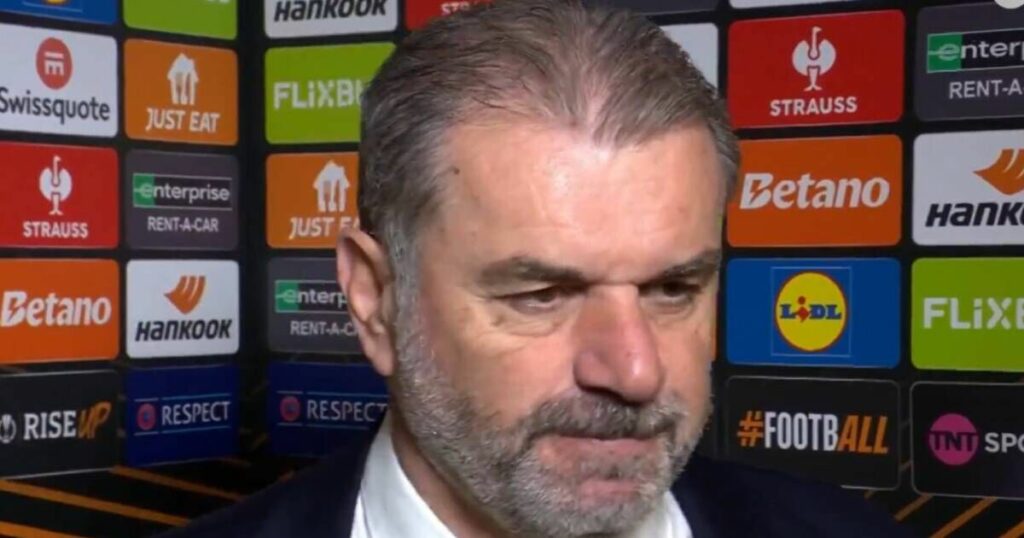 Ange Postecoglou points finger as Tottenham blow Roma lead in Europa League disappointment | Football | Sport
