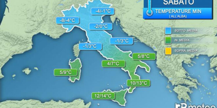 Weather Alert: Arctic Air and Storms Approaching Italy