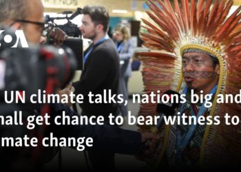 At UN climate talks, nations big and small get chance to bear witness to climate change