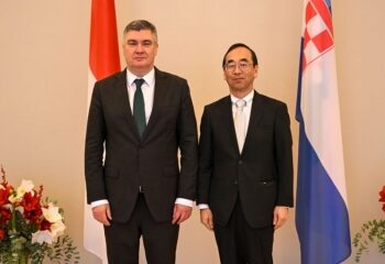 Croatian President Welcomes Japan’s New Ambassador with Credential Ceremony