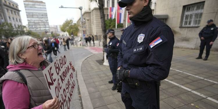 Demos in Serbia after 14 killed by canopy collapse at train station
