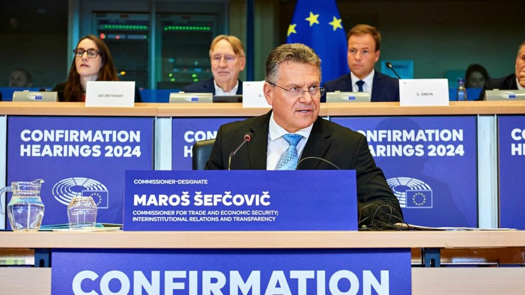 EU-Mercosur trade deal could be 'fair,' Šefčovič promises in confirmation hearing