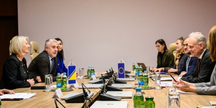 European Commission Director-General for Neighbourhood and Enlargement Negotiations Gert-Jan Koopman visits BiH