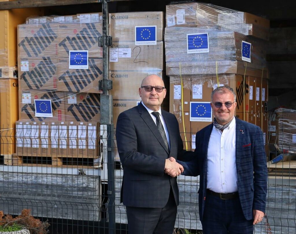 European Union donates IT equipment to Border Police BiH and SIPA