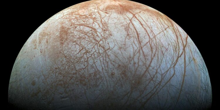 Jupiter's moon Europa is the next destination for the Juno spacecraft.