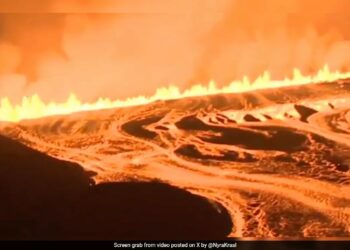 Famous Iceland Geothermal Spa Covered In Lava Post Volcanic Eruption