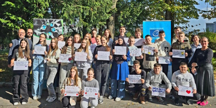 Fifteen elementary schools across Bosnia and Herzegovina join forces with the Council of Europe in saying NO to hate speech