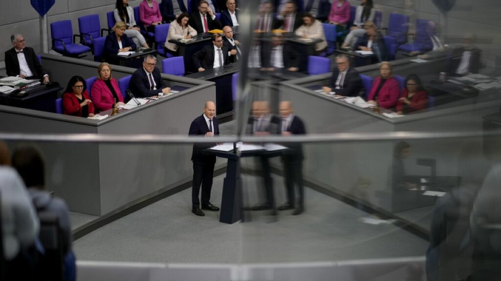 Germany’s Scholz calls for compromise as opposition leader lays out election bid