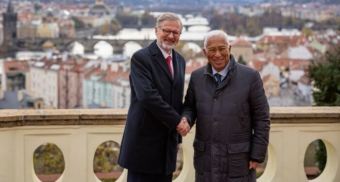 António Costa and Petr Fiala in Prague