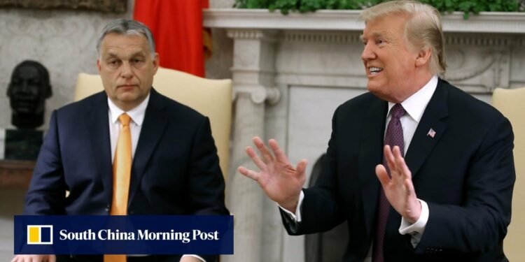 Hungary’s Orban stirs up concerns of a Trump surprise for EU leaders
