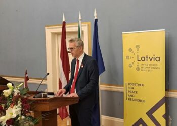 Latvia promotes UN Security Council candidacy in Dublin