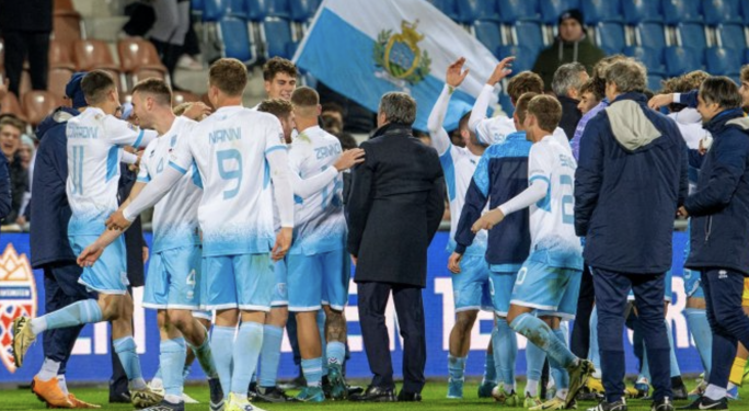 Maltese football enthusiasts reel as San Marino makes football history