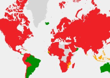 Map Shows Safest Countries if There Is Nuclear War and Famine