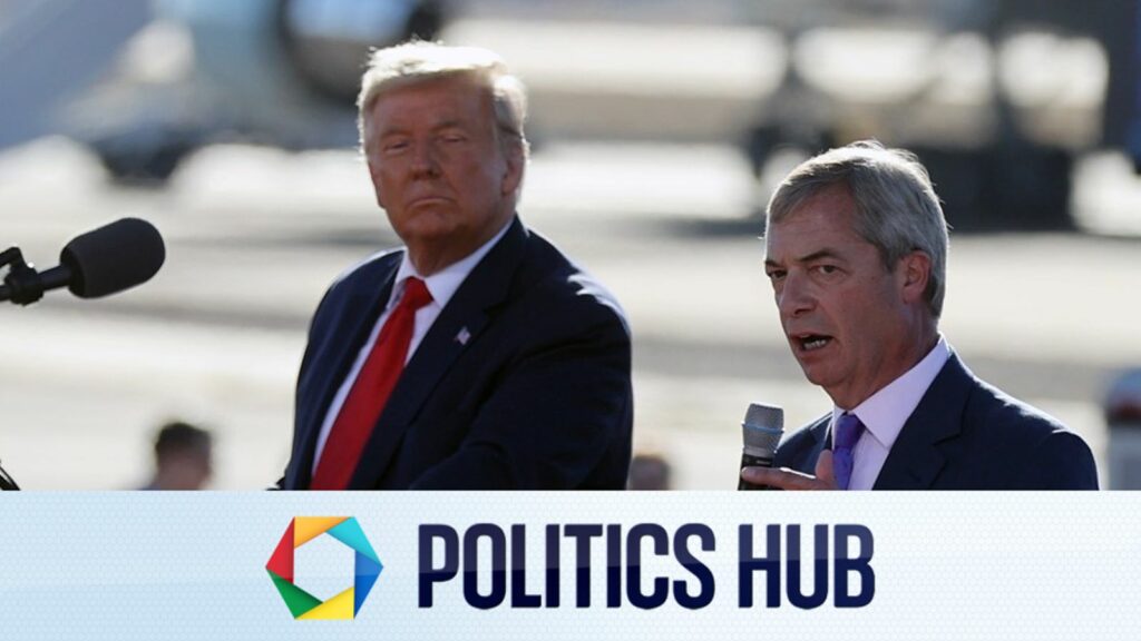 Politics latest: Minister won’t set date for defence spending pledge; could Farage be useful Trump intermediary? | Politics News