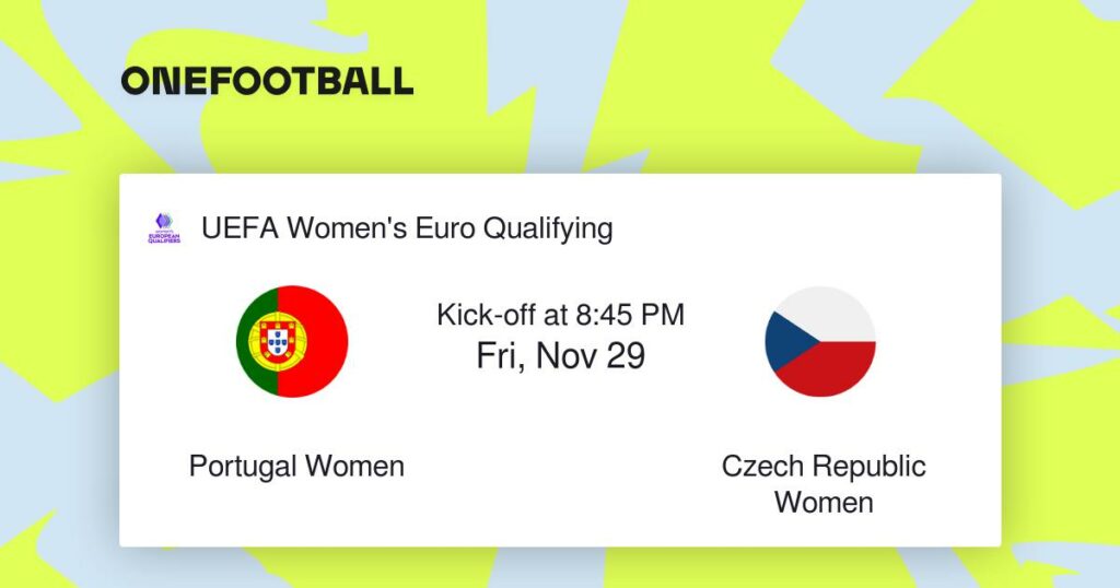 Portugal Women vs Czech Republic Women | UEFA Women's Euro Qualifying | “Live scores” + “Preview”