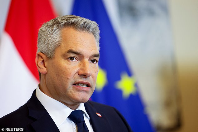 Austrian Chancellor Karl Nehammer sought to swiftly quell fears over sufficient fuel for the winter after Russia 's state-owned natural gas company Gazprom stopped supplies