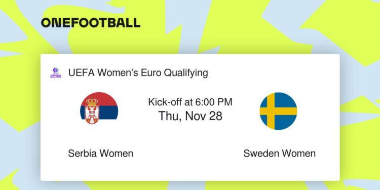 Serbia Women vs Sweden Women | UEFA Women's Euro Qualifying | “Live scores” + “Preview”