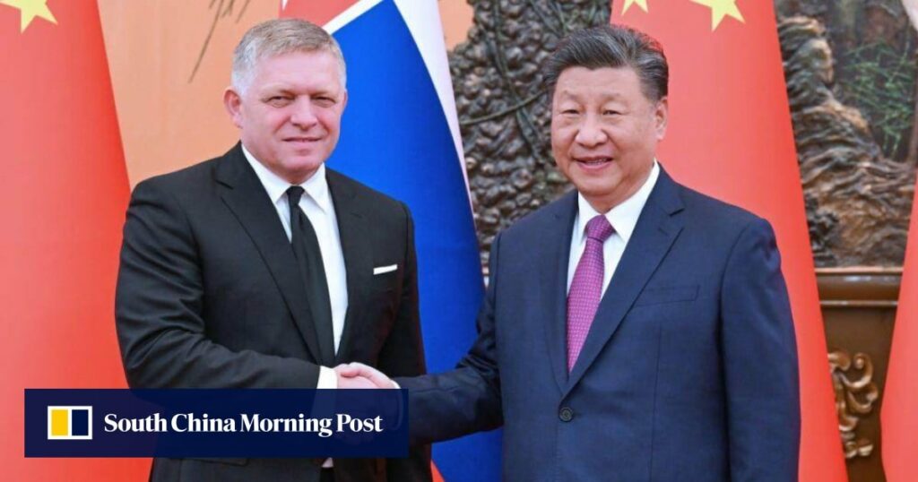 Slovakia keen to join China-led group on Ukraine war, visiting leader tells Xi Jinping