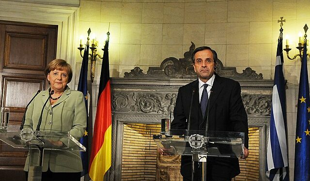 The ruling Greek Conservative party expels former Prime Minister Samaras