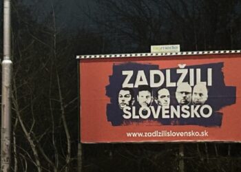 They put Slovakia in debt, says Hlas on billboards. But the numbers don’t add up, the party is silent on campaign ethics They put Slovakia in debt, says Hlas on billboards. But the numbers don’t add up, the party is silent on campaign ethics
