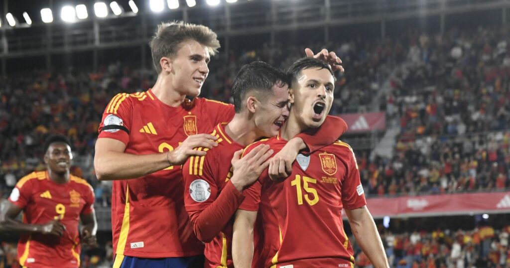 UEFA Nations League: Spain edge Switzerland to remain unbeaten, Conor Bradley helps Northern Ireland to promotion