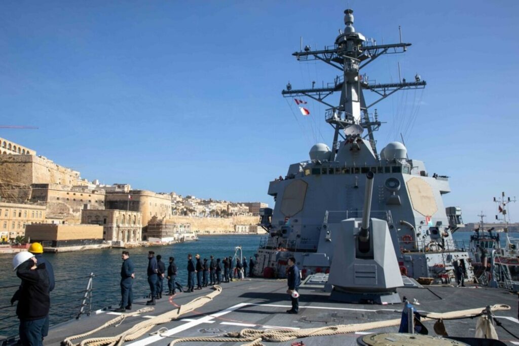 USS Nitze (DDG 94) Arrives in Valletta, Malta > U.S. Naval Forces Europe and Africa / U.S. Sixth Fleet > News Display