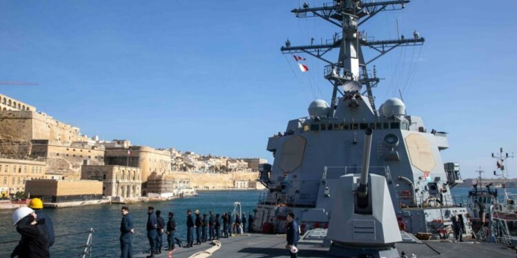 USS Nitze (DDG 94) Arrives in Valletta, Malta > U.S. Naval Forces Europe and Africa / U.S. Sixth Fleet > News Display