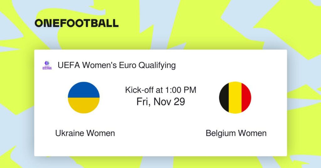 Ukraine Women vs Belgium Women | UEFA Women's Euro Qualifying | “Live scores” + “Preview”