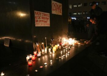 Vigil takes place in Serbia for 14 victims of Novi Sad train station roof collapse