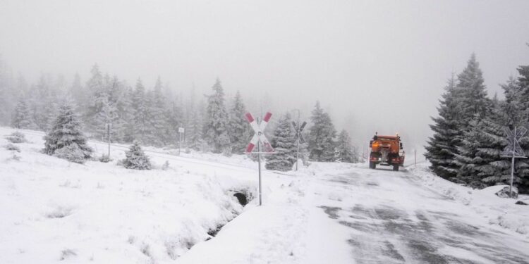 Widespread snowfall and icy conditions sweep across Europe with arrival of polar cold front