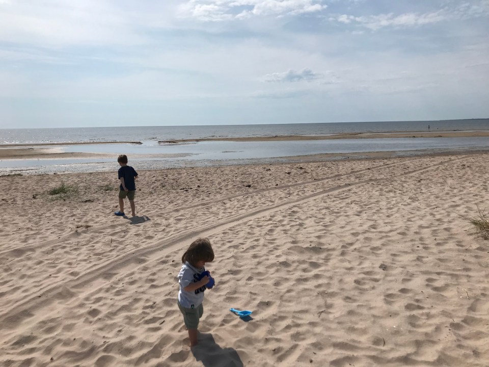 The island has four mile-long white sand beaches and is a balmy 25 degrees in late spring.