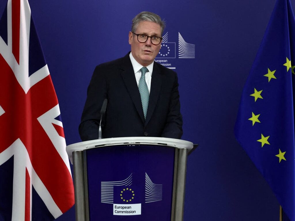 Starmer accused of ‘burying head in sand’ over deal to allow young Britons to live and work in Europe