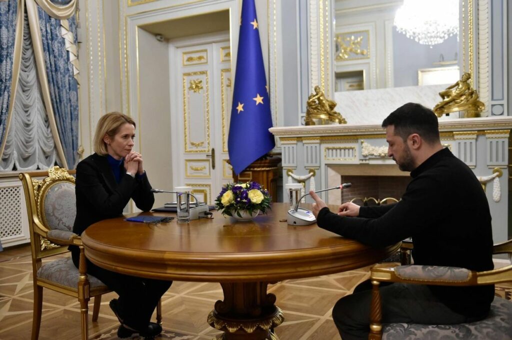 EU delivered 1 million shells to Ukraine, fulfilling pledge, Kallas says; no estimate for 2025 yet