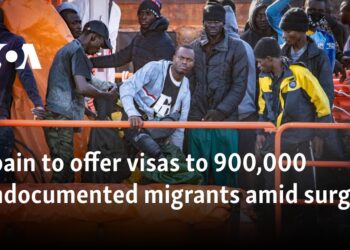 Spain to offer visas to 900,000 undocumented migrants amid surge Spain to offer visas to 900,000 undocumented migrants amid surge