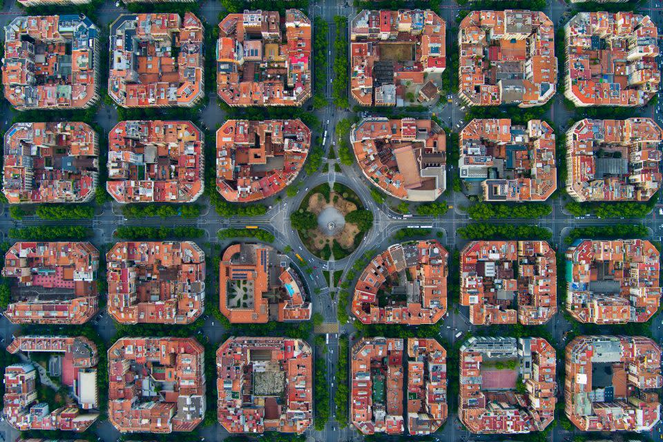 Plaça de Tetuan known in Spanish as Plaza de Tetuán, is a major square in Barcelona. It is in Fort Pienc, in the central district of Eixample, at the busy intersection of Gran Via de les Corts Catalanes and Passeig de Sant Joan.