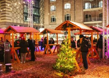 The only all-you-can-eat Christmas market is in Europe and has mulled wine, beer and pulled pork burgers The only all-you-can-eat Christmas market is in Europe and has mulled wine, beer and pulled pork burgers