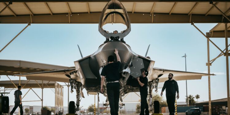 1st Belgian F-35A Lightning II Lands At Luke Air Force Base