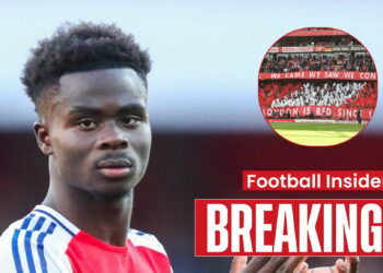 Bukayo Saka sends three-word message to Arsenal fans after development