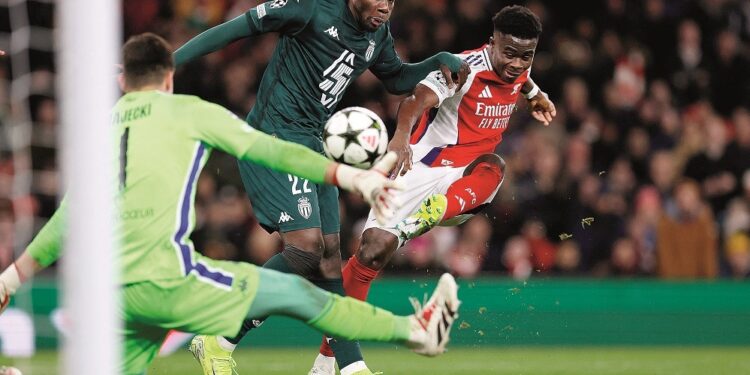 ‘Incredible’ Saka makes the difference for Arsenal: Arteta