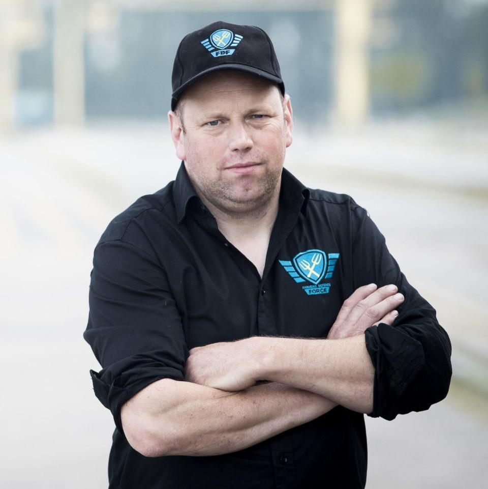 Bart Dickens, president of the Farmers Defence Force Belgium