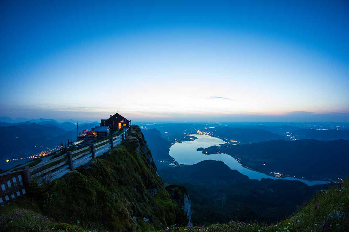 landmark in austria Schafberg mountain