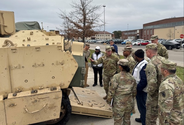 Army’s top sustainer, top operations officer in Europe visit APS-2 site in Mannheim