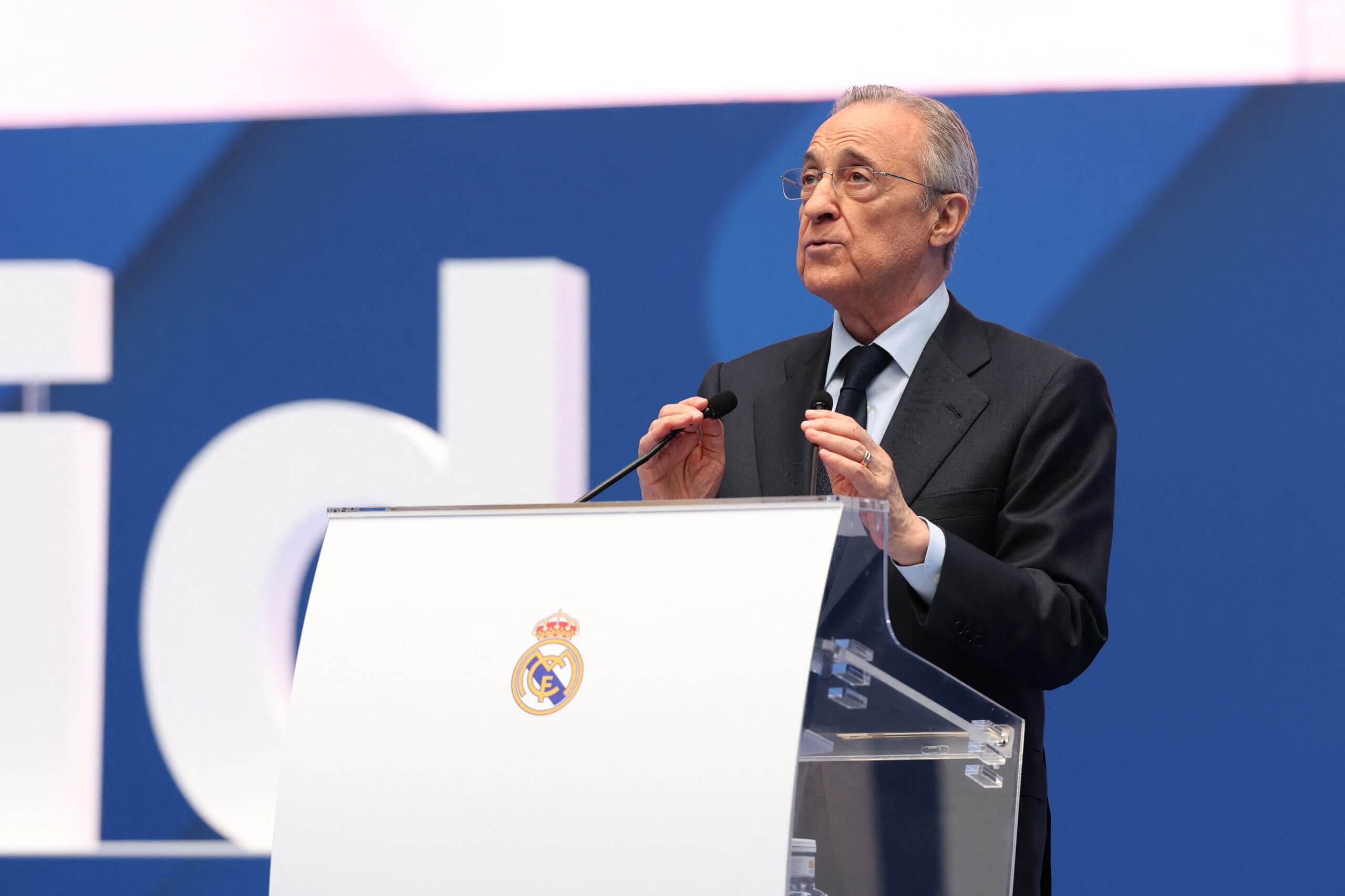 Real Madrid and president Florentino Perez have been critical of UEFA for several years (PIERRE-PHILIPPE MARCOU/AFP via Getty Images)