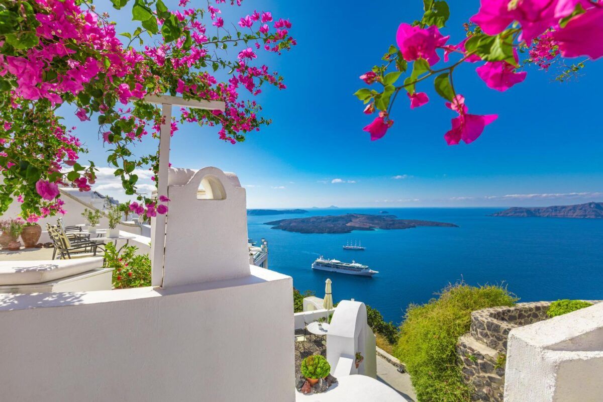 Summer in Santorini, Greece