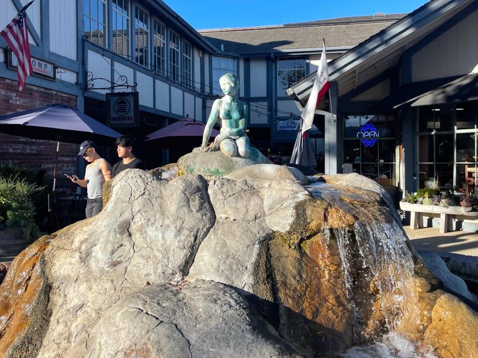 Solvang mermaid statue